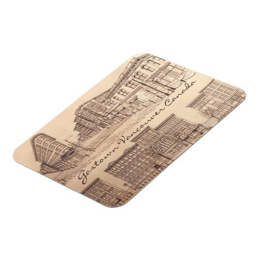Vancouver Souvenir Personalized Magnet Gastown Magneet (Linkerzijde)