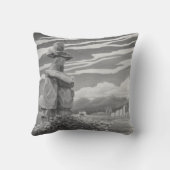 Vancouver Souvenir Pillow Vancouver Landmark Gift Kussen (Achterkant)