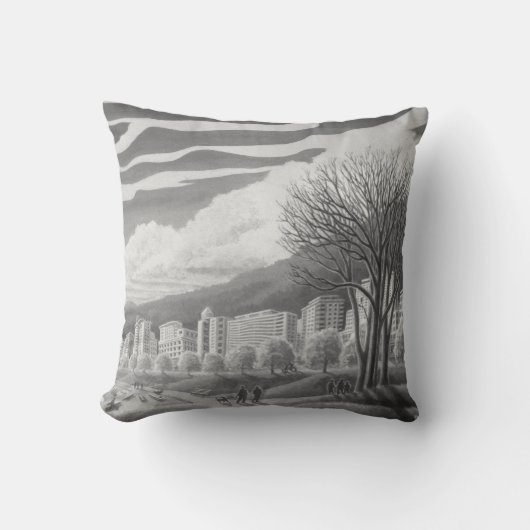 Vancouver Souvenir Pillow Vancouver Landmark Gift Kussen (Voorkant)