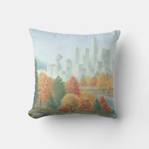 Vancouver Souvenir Pillow Vancouver Landmarks Gift Kussen