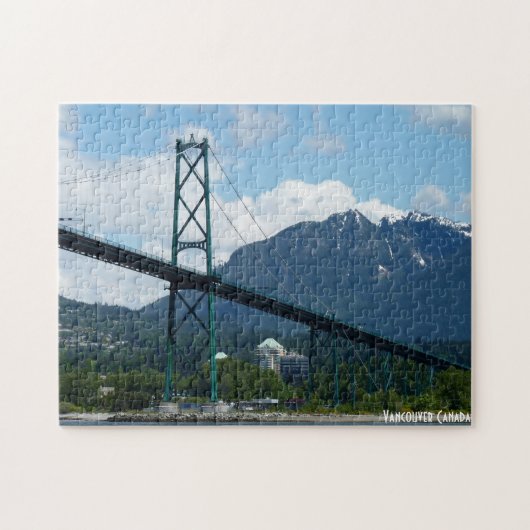 Vancouver Souvenir Puzzle Custom Vancouver Gifts Legpuzzel (Horizontaal)