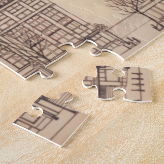 Vancouver Souvenir Puzzle Vancouver Gastown Gifts Legpuzzel (Zijkant)