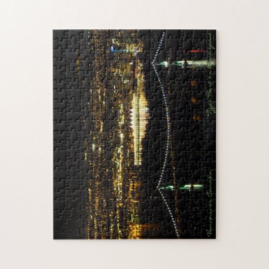 Vancouver Souvenir Puzzle Vancouver Skyline Puzzle Legpuzzel (Verticaal)