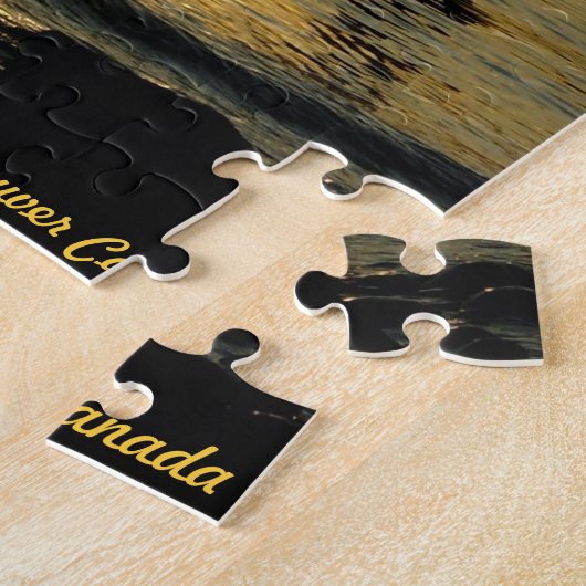 Vancouver Souvenir Puzzle Vancouver Sunset Gifts Legpuzzel (Zijkant)