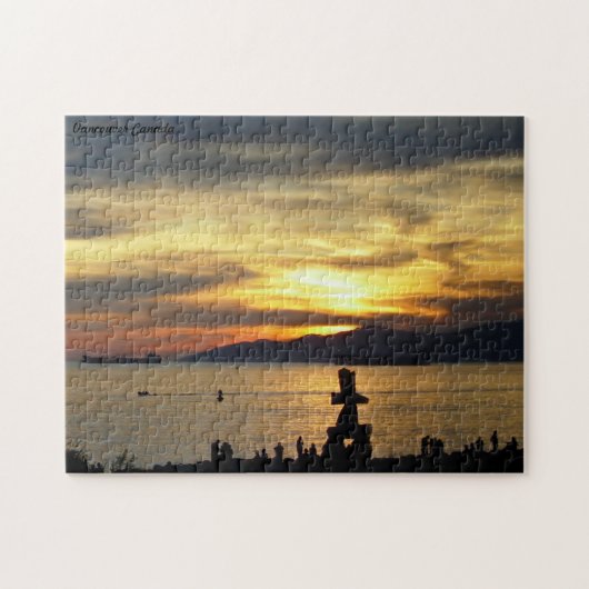 Vancouver Souvenir Puzzle Vancouver Sunset Gifts Legpuzzel (Horizontaal)