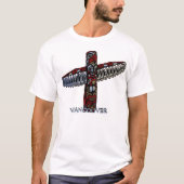 Vancouver Souvenir Shirt Unisex Totem Pole T - shi (Voorkant)