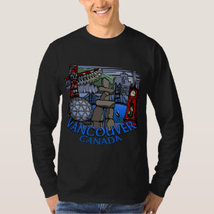 Vancouver Souvenir T-shirt met lange mouwen Canada