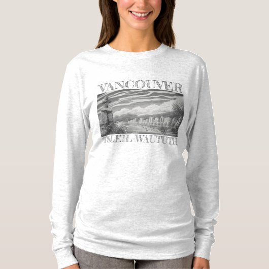Vancouver Souvenir T-shirt Vancouver Art Shirten (Voorkant)