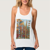 Vancouver Souvenir Tanktop Women's Totem Pole Top (Voorkant)