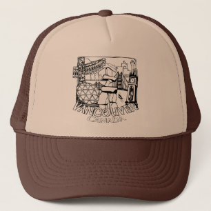 Vancouver Souvenir Trucker Caps & Vancouver-Petten Trucker Pet