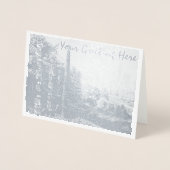 Vancouver Souvenir Wenskaarten Aangepaste Zilveren Folie Kaarten (Voorkant)