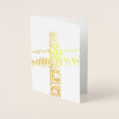 Vancouver Souvenir Wenskaarten Custom Silver Folie Kaarten (Voorkant)