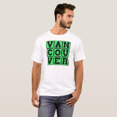 Vancouver, Stad in Brits-Columbia, Canada T-shirt (Voorkant volledig)
