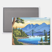  Vancouver Stanley Park Canada Reizen Magneet (Voorkant / Achterkant)
