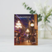 Vancouver Steamclock Souvenir Briefkaart (Staand voorkant)