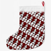 Vancouver Stocking Inukshuk Kerstmis stoppen Grote Kerstsok (Achterkant)