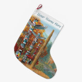 Vancouver Stocking Vancouver-kerststop Grote Kerstsok (Voorkant (Hangend))