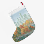 Vancouver Stocking Vancouver-kerststop Grote Kerstsok (Achterkant (Hangend))