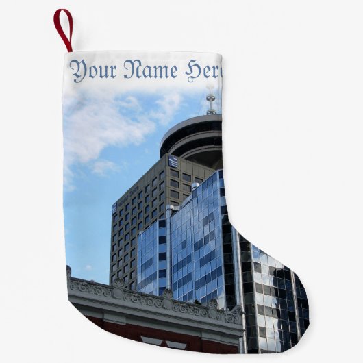 Vancouver Stocking Vancouver-kerststop Kleine Kerstsok (Voorkant)