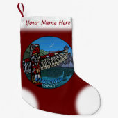 Vancouver Stocking Vancouver-kerststop Kleine Kerstsok (Voorkant)