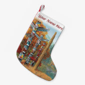 Vancouver Stocking Vancouver-kerststop Kleine Kerstsok (Voorkant (Hangend))