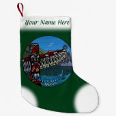Vancouver Stocking Vancouver-kerststop Kleine Kerstsok (Voorkant)