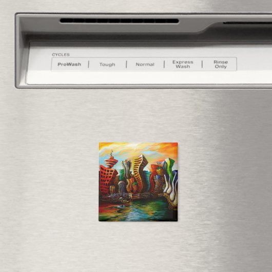 Vancouver Sunrise Magneet (Insitu (Vaatwasser))