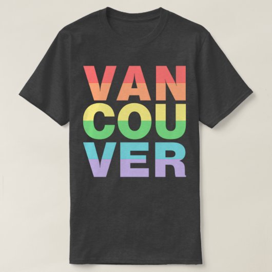 Vancouver T-shirt (Design voorkant)