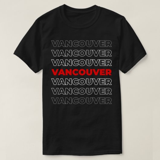 Vancouver T-shirt (Design voorkant)