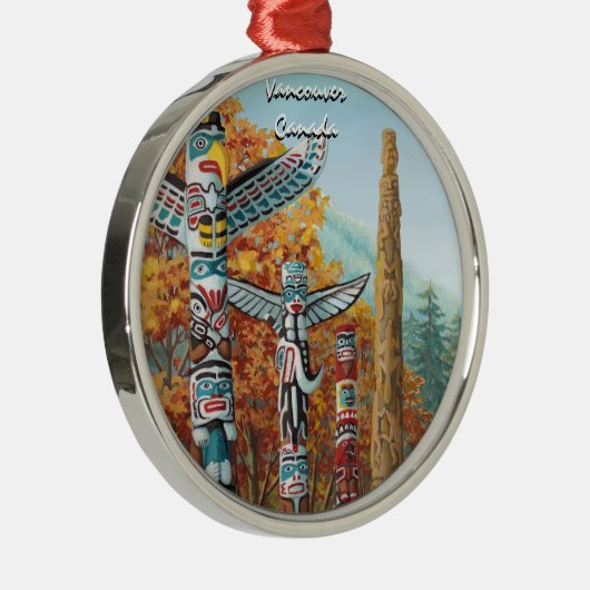 Vancouver Totem Pole Ornament Native Art Souvenirs (Rechts)