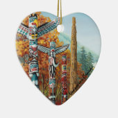 Vancouver Totem Pole Ornament Native Art Souvenirs (Rechts)