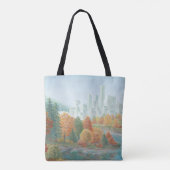 Vancouver Totem Polen Canvas tas Landmark Art Bags (Achterkant)