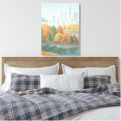 Vancouver Totem Poles Art Print Canvas (Insitu (Slaapkamer))