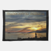 Vancouver Towel Aangepaste Vancouver Tea Towel Theedoek (Horizontaal)