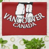 Vancouver Towel Aangepaste Vancouver Tea Towel Theedoek (Gevouwen)