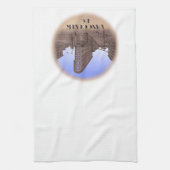 Vancouver Towel Gastown Art Souvenir Tea Towel Theedoek (Verticaal)