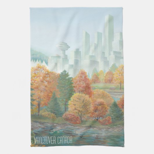 Vancouver Towel Specialized Souvenir Tea Towel Theedoek (Verticaal)