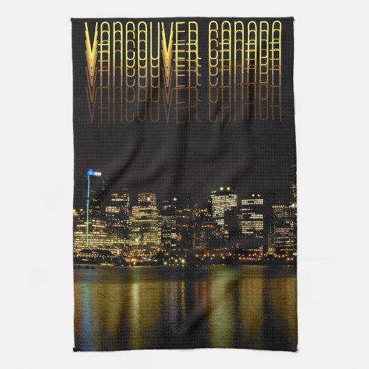 Vancouver Towel Specialized Souvenir Tea Towel Theedoek (Verticaal)