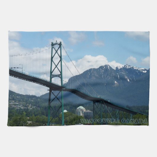 Vancouver Towel Specialized Souvenir Tea Towel Theedoek (Horizontaal)