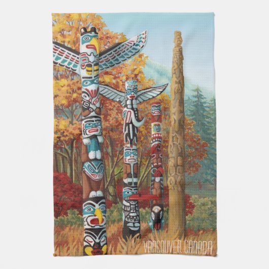 Vancouver Towel Specialized Souvenir Tea Towel Theedoek (Verticaal)