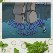 Vancouver Towel Vancouver Souvenir Tea Towel Theedoek (Gevouwen)