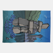Vancouver Towel Vancouver Souvenir Tea Towel Theedoek (Horizontaal)