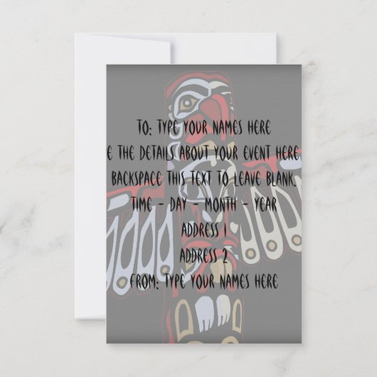 Vancouver Uitnodigingen Gepersonaliseerd Vancouver (Achterkant)