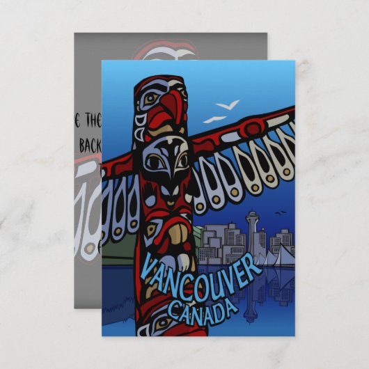 Vancouver Uitnodigingen Gepersonaliseerd Vancouver (Voorkant / Achterkant)