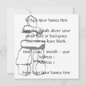 Vancouver Uitnodigingen Gepersonaliseerd Vancouver (Achterkant)