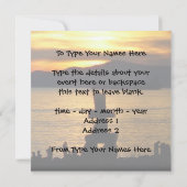 Vancouver Uitnodigingen Gepersonaliseerd Vancouver (Achterkant)