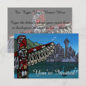 Vancouver Uitnodigingen Gepersonaliseerd Vancouver (Voorkant / Achterkant)