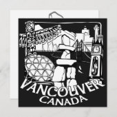 Vancouver Uitnodigingen Gepersonaliseerd Vancouver (Voorkant / Achterkant)