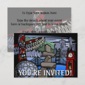 Vancouver Uitnodigingen Gepersonaliseerd Vancouver (Voorkant / Achterkant)