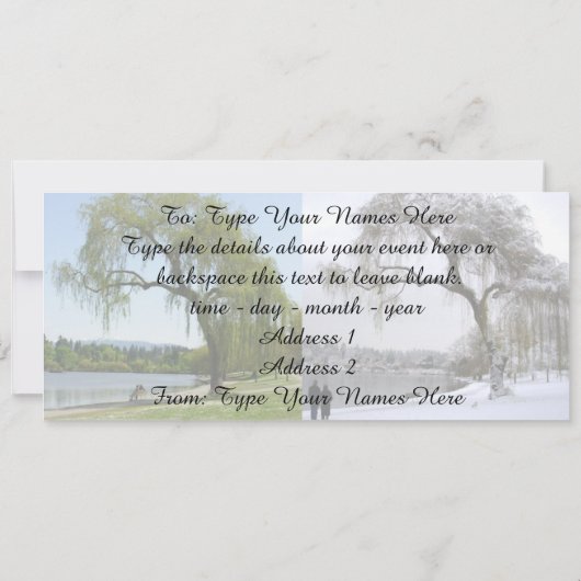 Vancouver Uitnodigingen Gepersonaliseerd Vancouver (Achterkant)